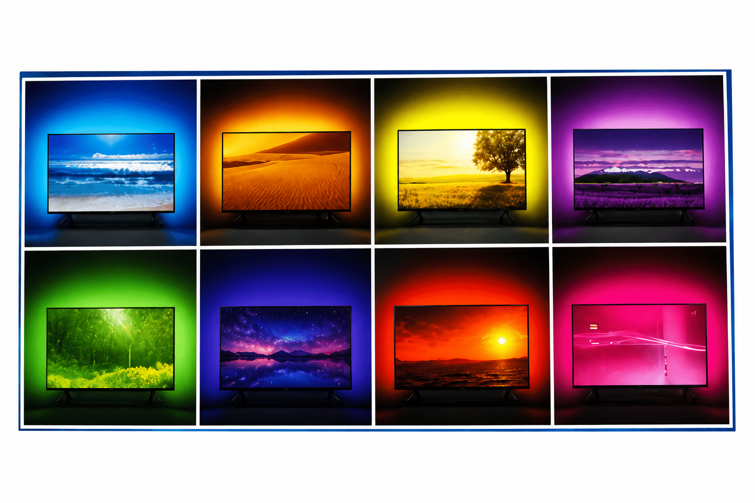 פס לד RGB באורך 5 מטר עם שלט פס לד RGB באורך 5 מטר עם שלט