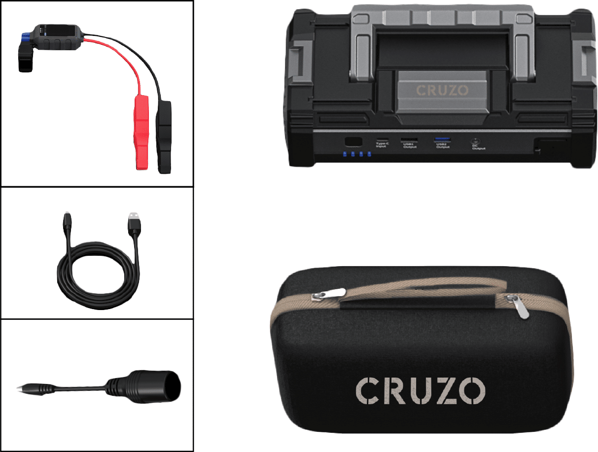 בוסטר התנעה לרכבים מסחריים ומשאיות HEAVY DUTY JUMP STARTER