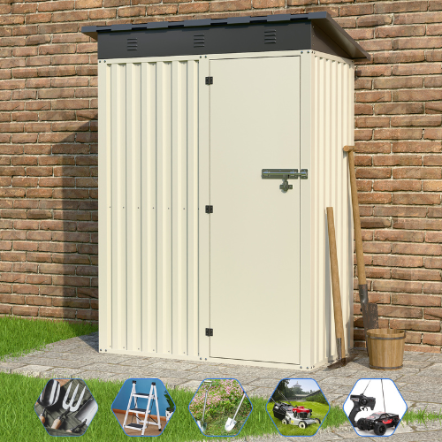 מחסן מתכת SA5 מידה 0.75X1.50 דגם SASS5 מבית Garden Top