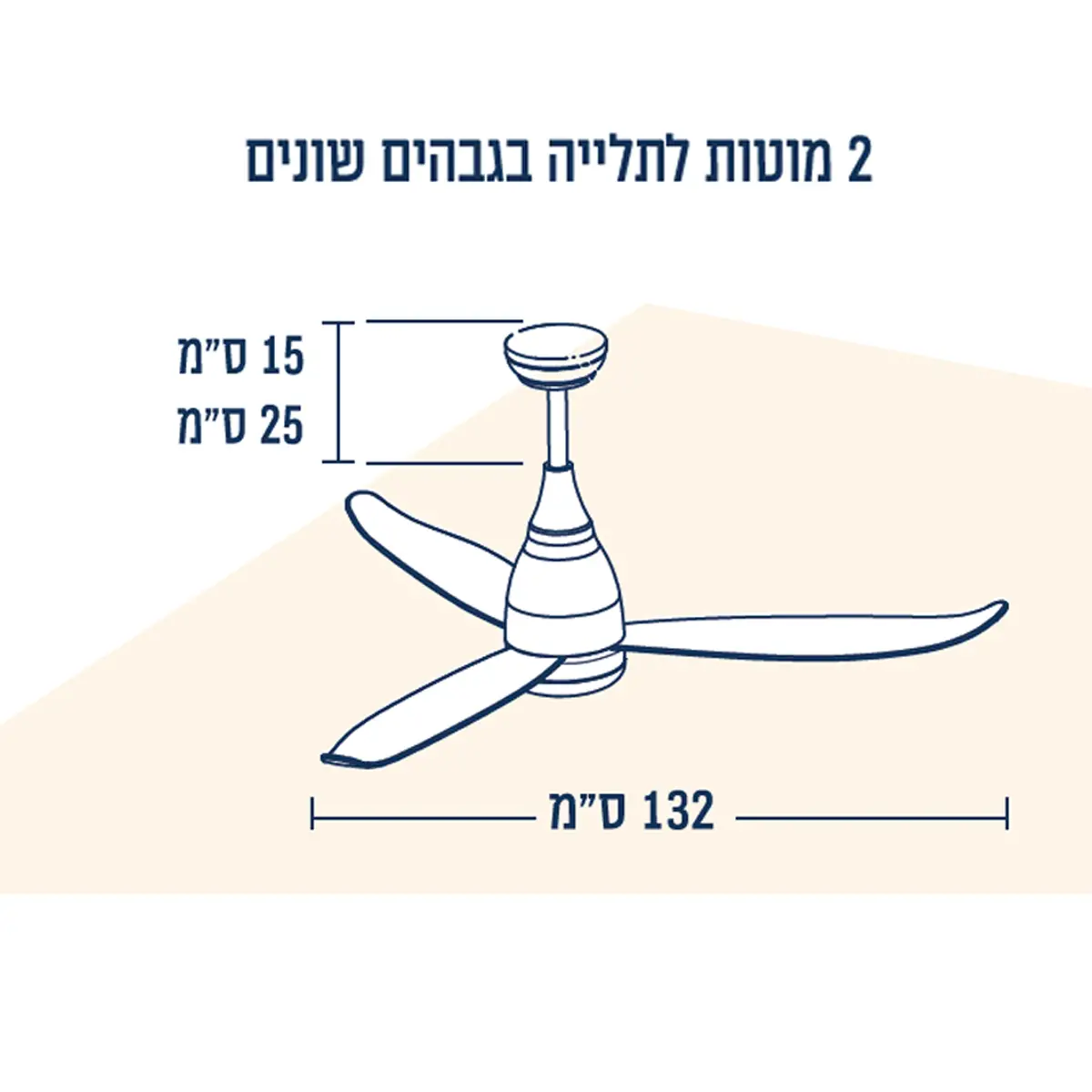 מאוורר תקרה 52 אינץ' עם שלט רחוק ותאורת LED דגם 600302-002 מבית ARROW מאוורר תקרה 52 אינץ' עם שלט רחוק ותאורת LED דגם 600302-002 מבית ARROW