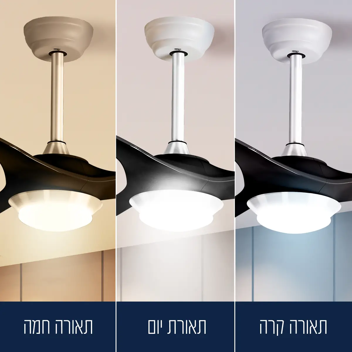 מאוורר תקרה 52 אינץ' עם שלט רחוק ותאורת LED דגם 600302-002 מבית ARROW מאוורר תקרה 52 אינץ' עם שלט רחוק ותאורת LED דגם 600302-002 מבית ARROW