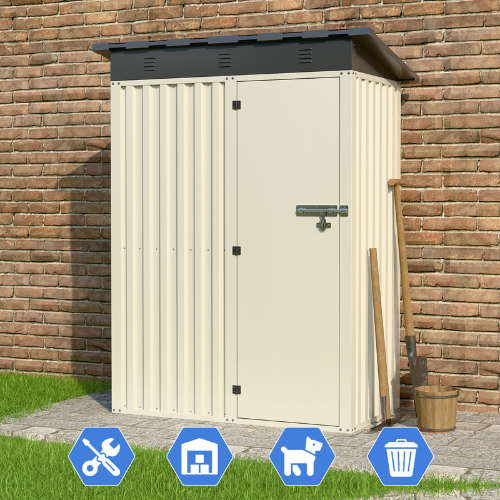 מחסן מתכת SA5 מידה 0.75X1.50 דגם SASS5 מבית Garden Top