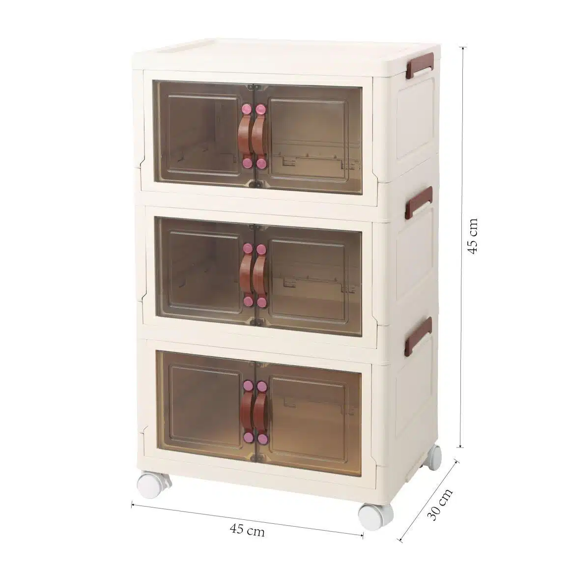 ארונית אחסון 3 קומות עם גלגלים דגם שירה IFS-4503 מבית RAMOS