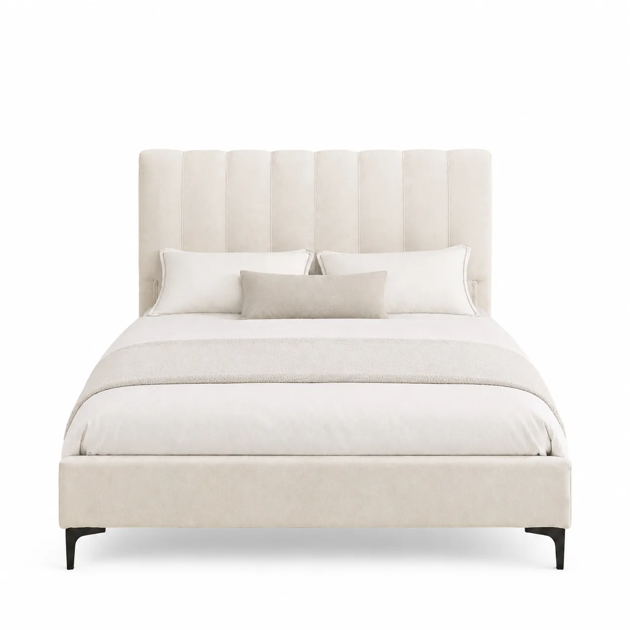 מיטה זוגית מרופדת דגם נעמה מבית HOME DECOR