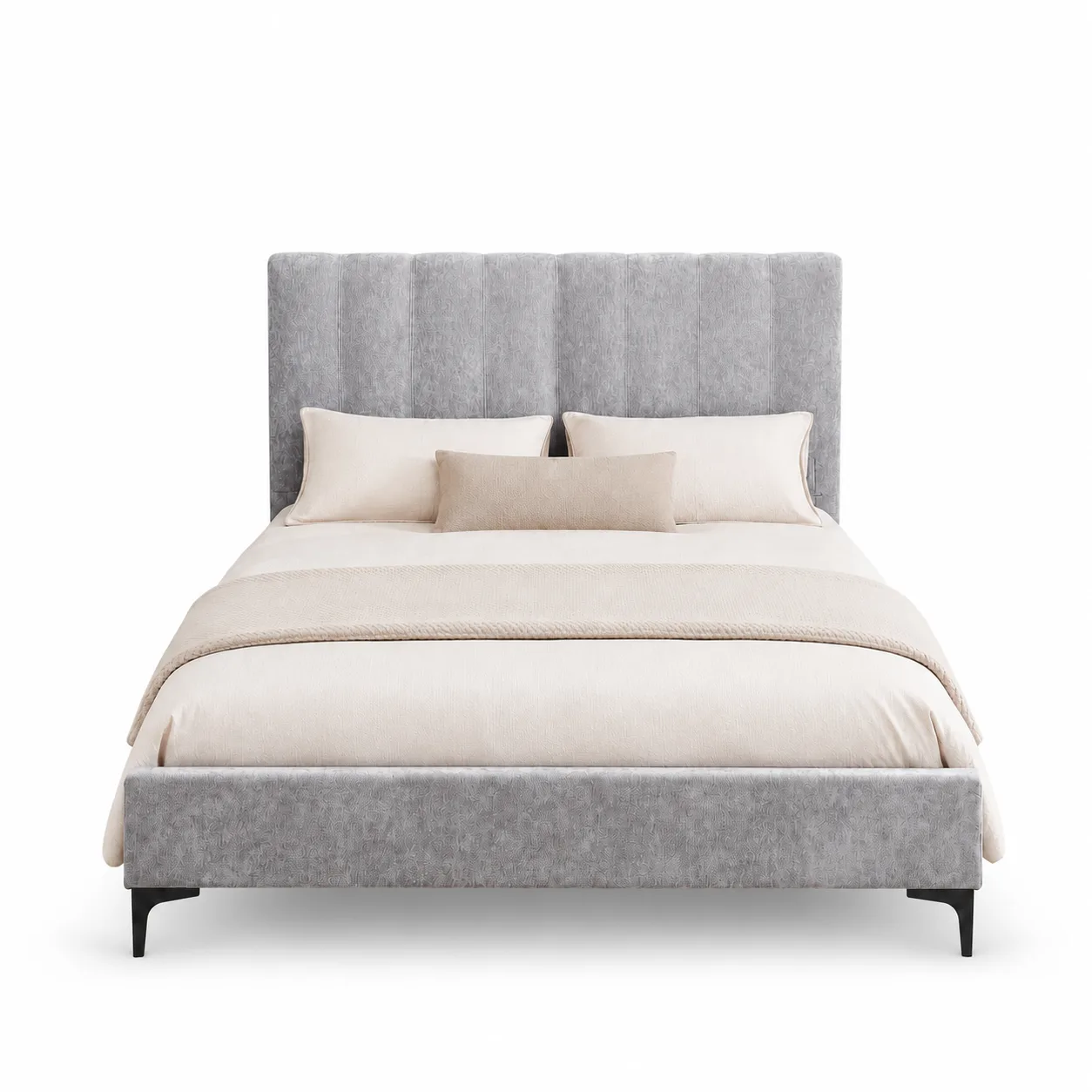 מיטה זוגית מרופדת דגם נעמה מבית HOME DECOR