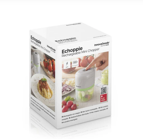 מעבד מזון נטען ונייד Echoppie דגם V0103337 מבית InnovaGoods