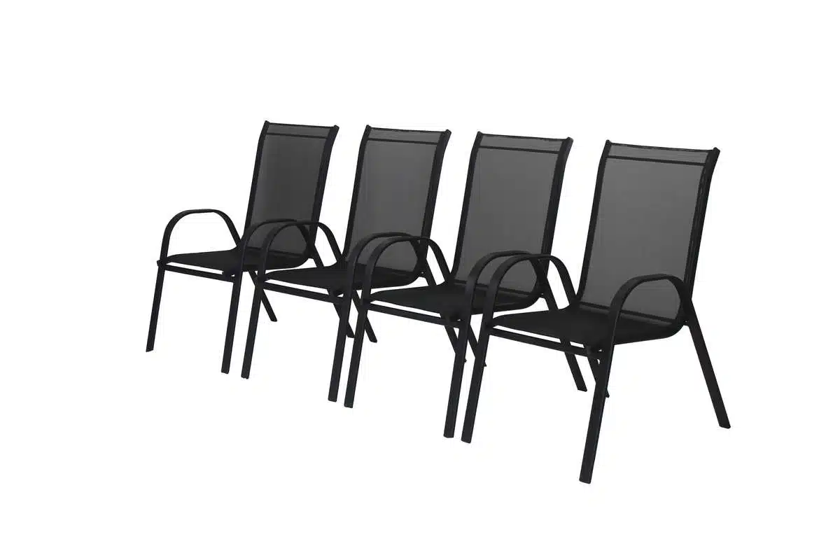 סט 4 כיסאות גינה ומרפסת מרשת טקסטילן דגם CHAIR4 מבית PLAYA סט 4 כיסאות גינה ומרפסת מרשת טקסטילן דגם CHAIR4 מבית PLAYA