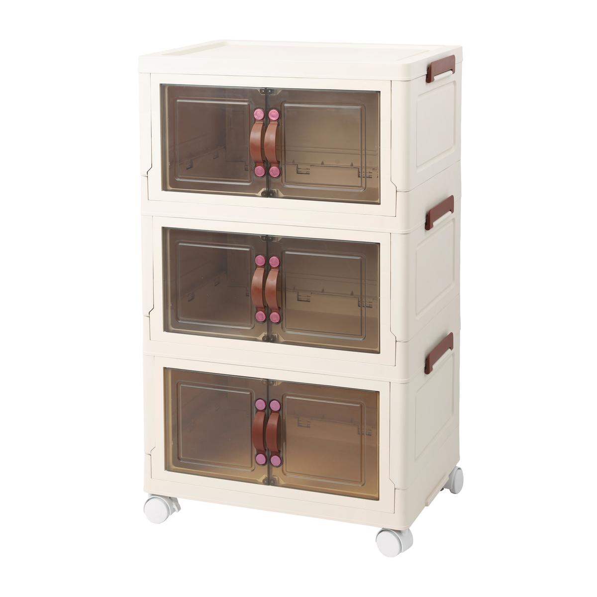 ארונית אחסון 3 קומות עם גלגלים דגם שירה IFS-4503 מבית RAMOS