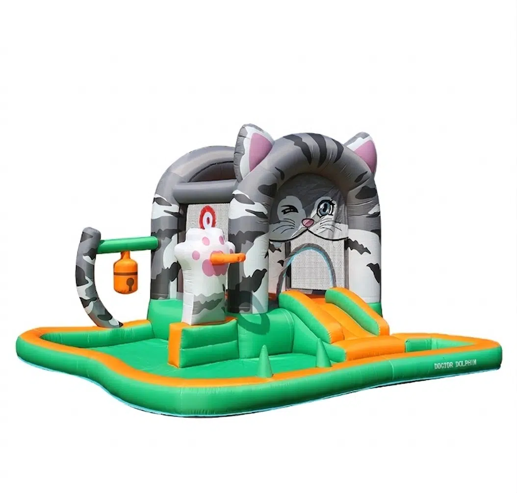 מתקן מתנפח עם מגלשה דגם DD-72090 מבית Doctor Dolphin