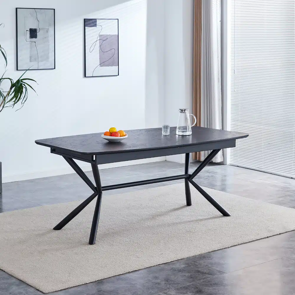 שולחן אוכל נפתח 1.8-2.7 מ' דגם ניקולס מבית HOME DECOR שולחן אוכל נפתח 1.8-2.7 מ' דגם ניקולס מבית HOME DECOR