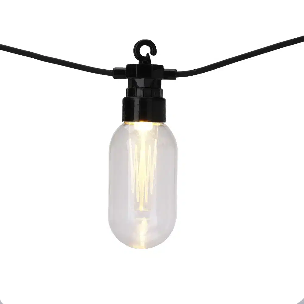 גרלנדה 5 מטר עם 10 נורות LED לגינה בגוון לבן חם דגם 5300220 מבית טיפות טבע