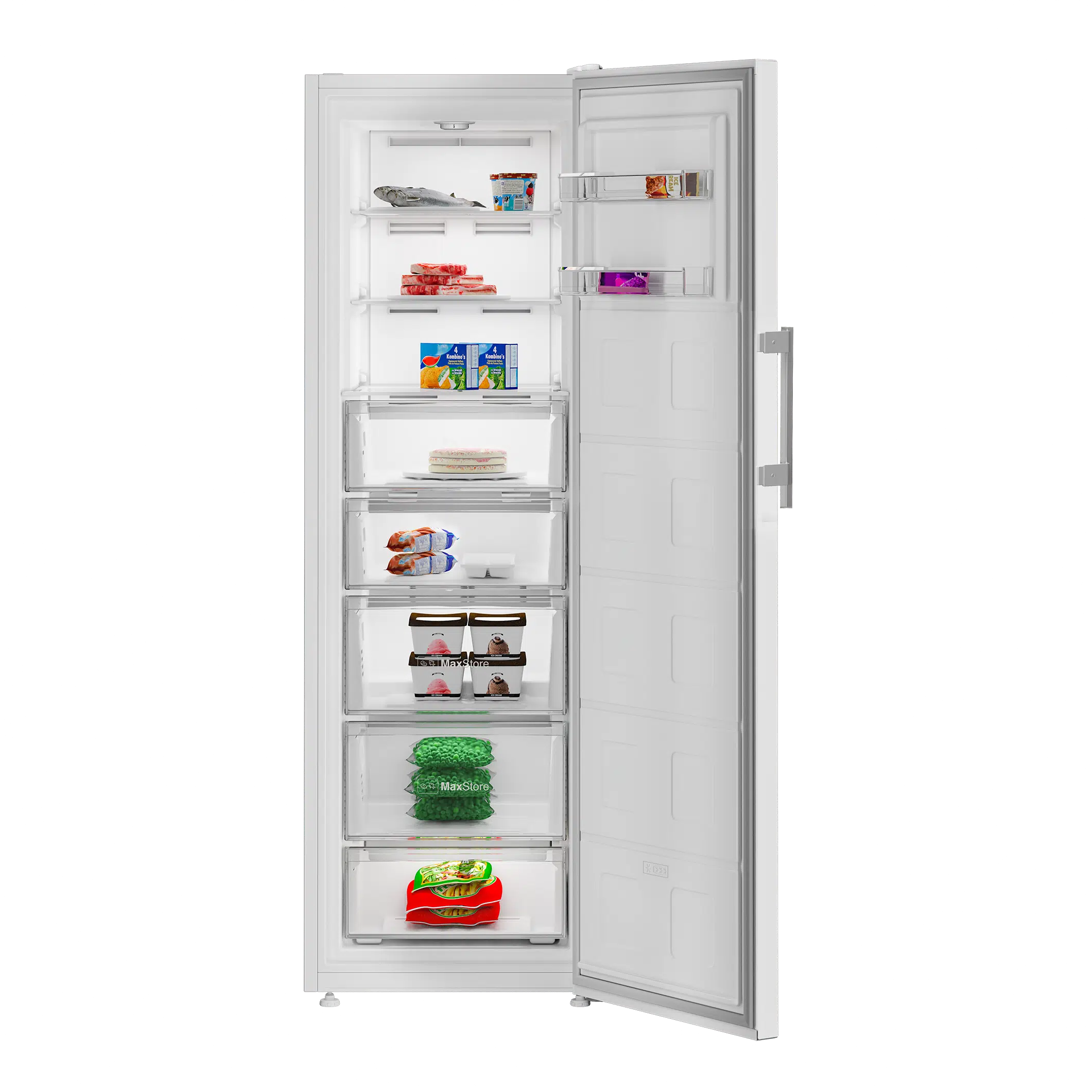 מקפיא No Frost 286 ליטר דגם FNT3686W מבית Blomberg