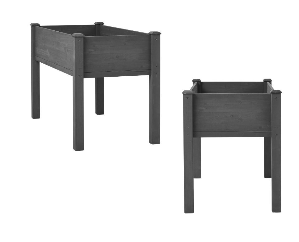 אדנית מוגבהת מעץ מלא דגם רקפת T12475 מבית Garden Top