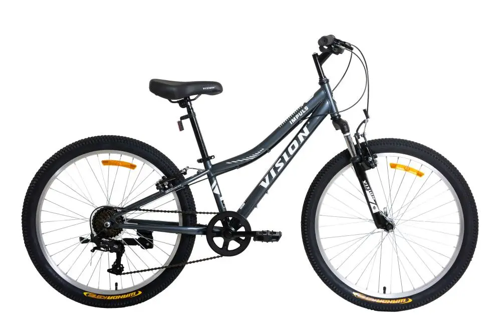 אופני הרים לילדים ונוער 24 אינץ' 7 הילוכים דגם Impulse מבית VISION אופני הרים לילדים ונוער 24 אינץ' 7 הילוכים דגם Impulse מבית VISION