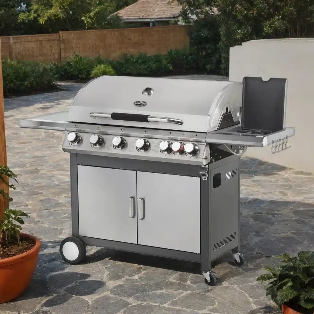 גריל גז מקצועי 6 מבערים עם כירת צד דגם APOLLO 6 מבית AUSTRALIA CHEF
