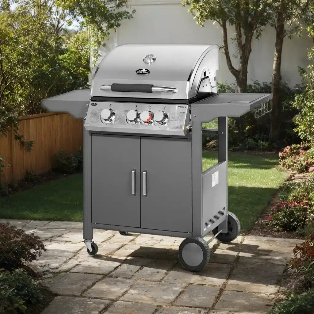 גריל גז 3 מבערים עם כירת צד דגם APOLLO 3 מבית AUSTRALIA CHEF