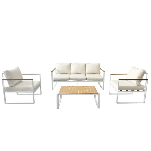 מערכת ישיבה לגינה מאלומיניום 4 חלקים דגם Capri 9010 מבית PLAYA מערכת ישיבה לגינה מאלומיניום 4 חלקים דגם Capri 9010 מבית PLAYA