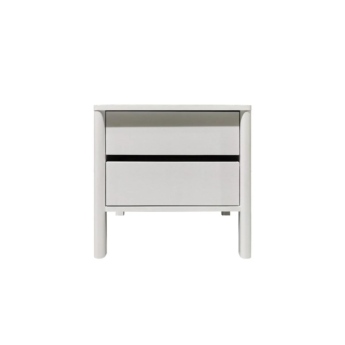 שידת לילה 2 מגירות דגם סאלי NS3218-WH מבית RAMOS שידת לילה 2 מגירות דגם סאלי NS3218-WH מבית RAMOS
