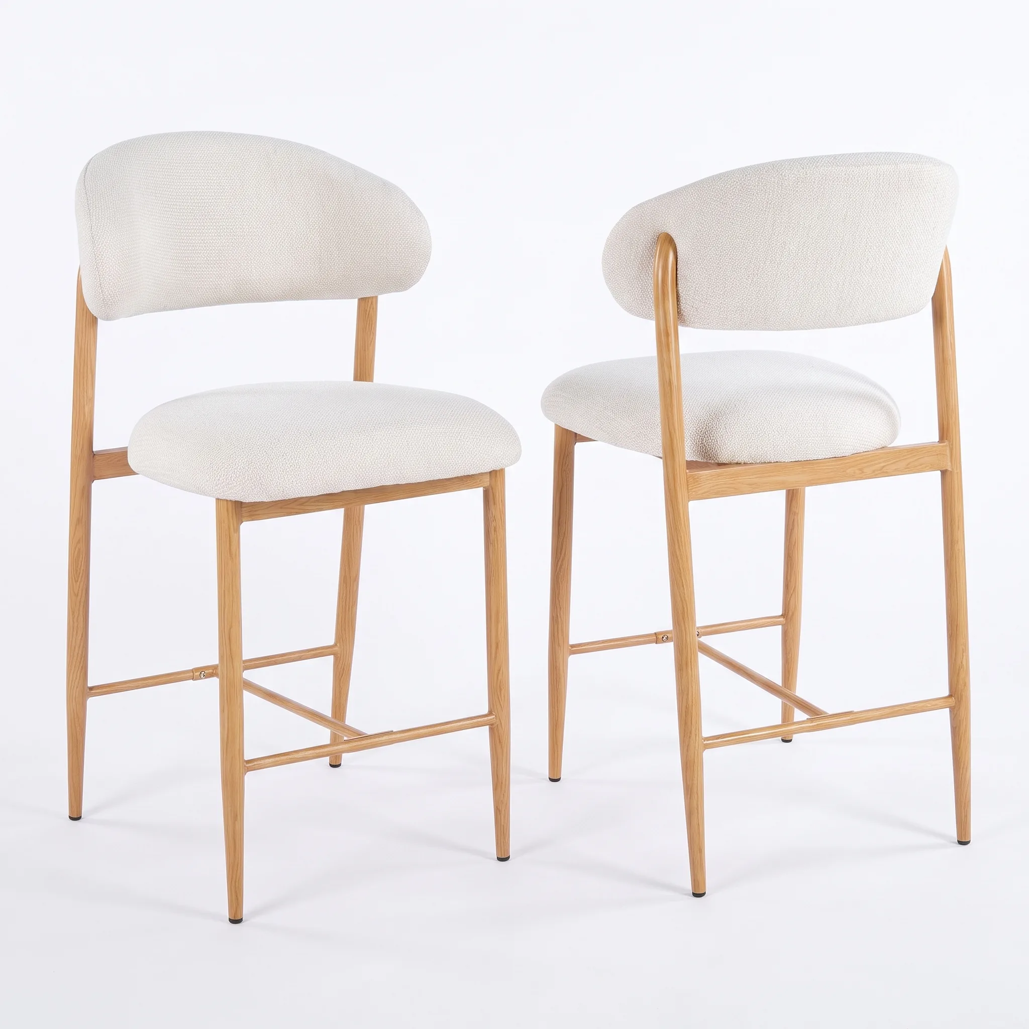 זוג כיסאות בר מרופדים בד רחיץ דגם הדר מבית HOME DECOR זוג כיסאות בר מרופדים בד רחיץ דגם הדר מבית HOME DECOR