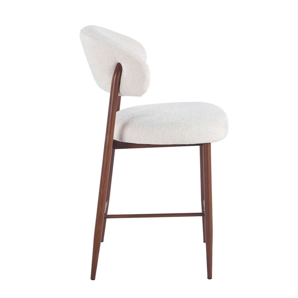 זוג כיסאות בר מרופדים בד רחיץ דגם גולן מבית HOME DECOR