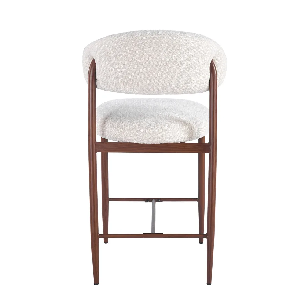 זוג כיסאות בר מרופדים בד רחיץ דגם גולן מבית HOME DECOR