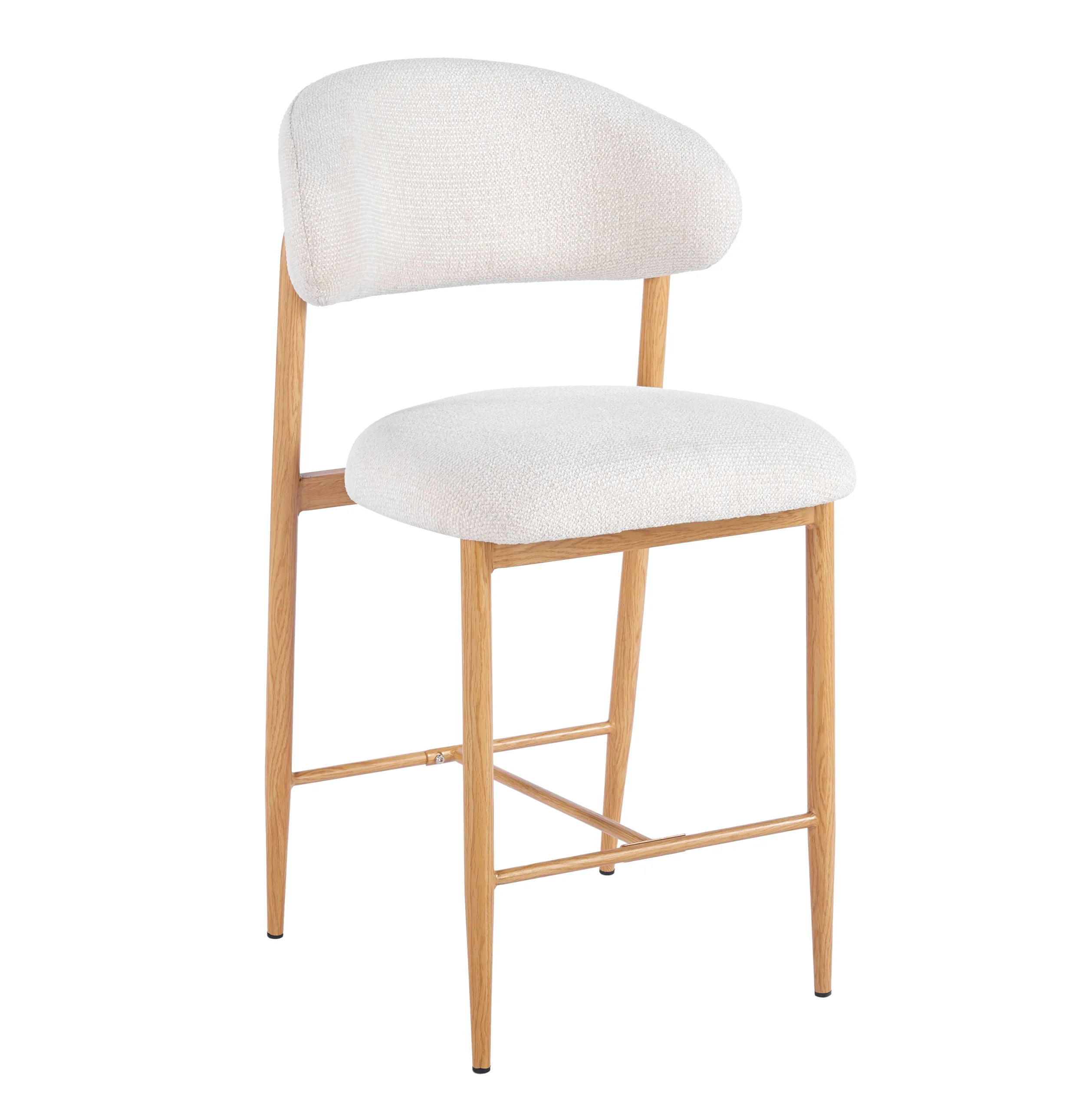 זוג כיסאות בר מרופדים בד רחיץ דגם הדר מבית HOME DECOR