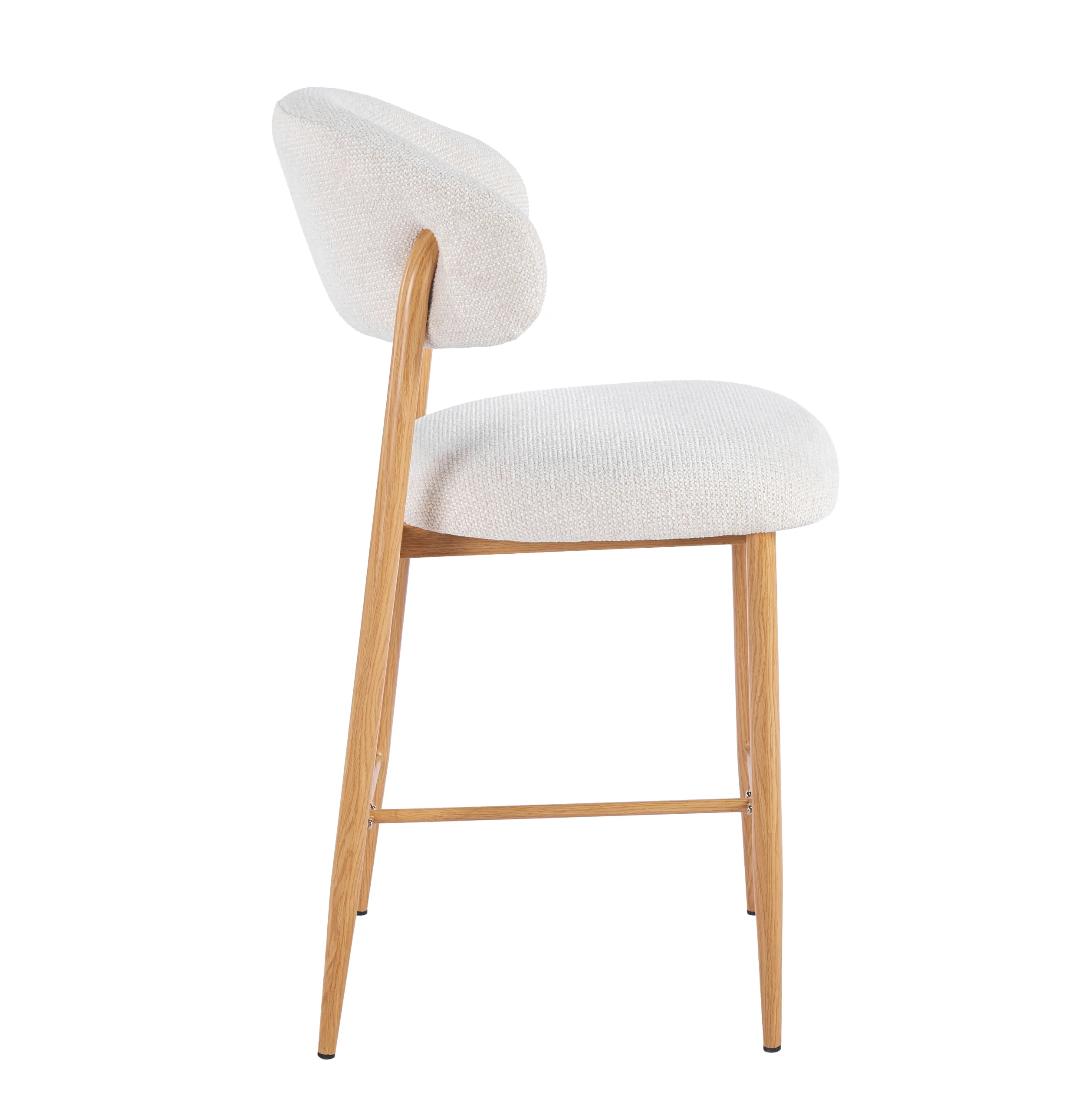 זוג כיסאות בר מרופדים בד רחיץ דגם הדר מבית HOME DECOR