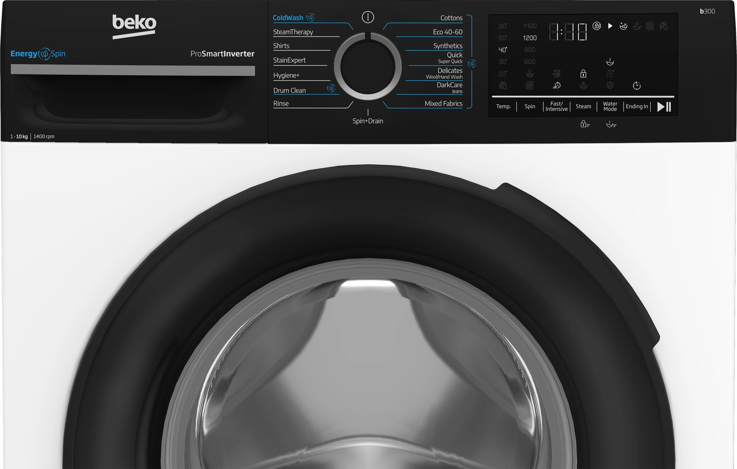 מכונת כביסה 10 ק"ג 1400 סל"ד מסדרת ULMI דגם BK10120UM מבית Beko מכונת כביסה 10 ק"ג 1400 סל"ד מסדרת ULMI דגם BK10120UM מבית Beko