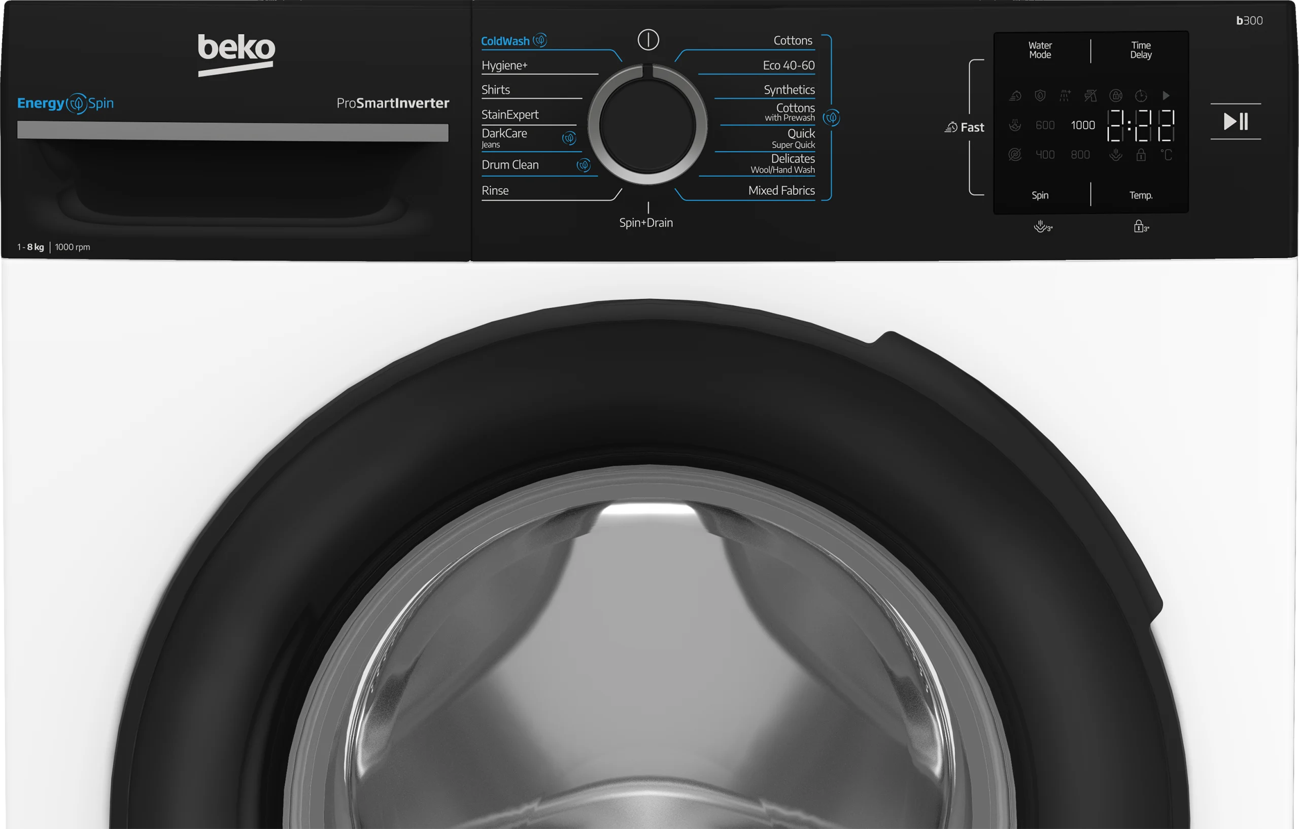 מכונת כביסה 8 ק"ג מסדרת ULMI דגם BK8120UM מבית Beko מכונת כביסה 8 ק"ג מסדרת ULMI דגם BK8120UM מבית Beko